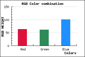 rgb background color #3F3D65 mixer