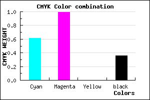 #4002A4 color CMYK mixer