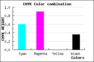 #4110A4 color CMYK mixer