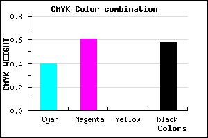 #412A6C color CMYK mixer