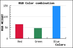 rgb background color #412F94 mixer