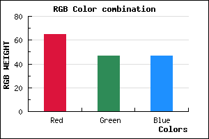 rgb background color #412F2F mixer