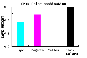 #413667 color CMYK mixer