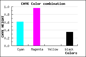 #4106A6 color CMYK mixer