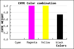 #420000 color CMYK mixer