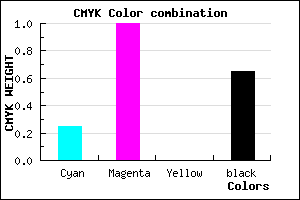 #420058 color CMYK mixer