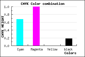 #4201D0 color CMYK mixer