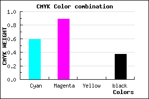 #4212A1 color CMYK mixer