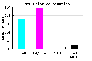 #4208EA color CMYK mixer