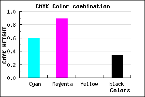 #4312A9 color CMYK mixer