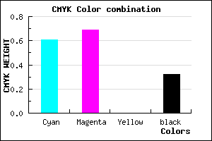 #4335AD color CMYK mixer