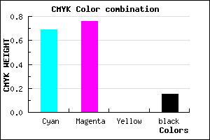 #4335D9 color CMYK mixer