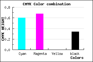 #4436A9 color CMYK mixer