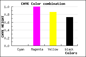#45000A color CMYK mixer