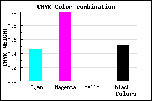 #45007E color CMYK mixer