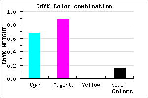 #451AD5 color CMYK mixer