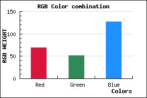 rgb background color #45337F mixer