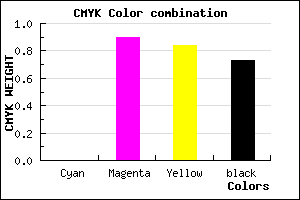 #45070B color CMYK mixer