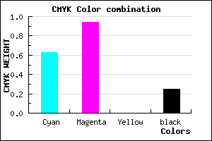 #470CBE color CMYK mixer