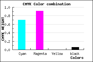 #4716F0 color CMYK mixer