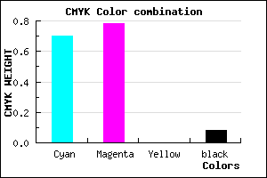 #4734EA color CMYK mixer