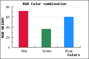 rgb background color #48243C mixer