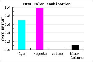 #4805E5 color CMYK mixer