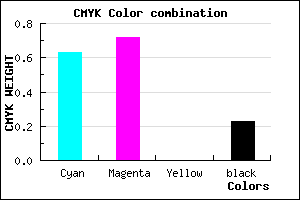#4836C4 color CMYK mixer
