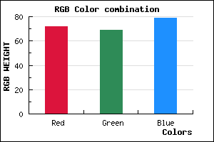 rgb background color #48454F mixer