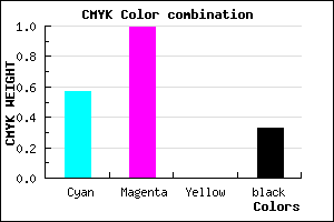 #4A01AC color CMYK mixer
