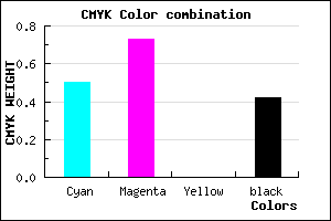#4A2893 color CMYK mixer