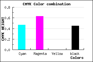#4A338B color CMYK mixer