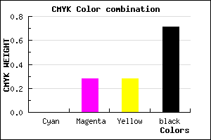 #4A3535 color CMYK mixer