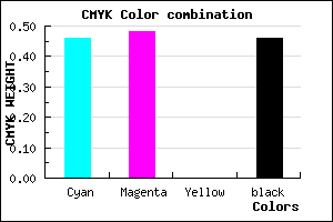#4A488A color CMYK mixer