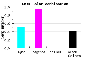 #4A0997 color CMYK mixer
