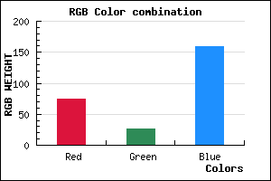 rgb background color #4B1B9F mixer