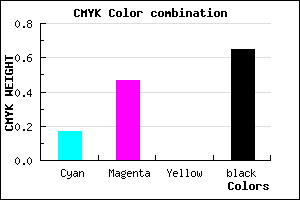 #4B305A color CMYK mixer