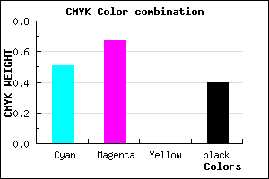 #4B3399 color CMYK mixer
