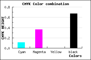 #4B3654 color CMYK mixer