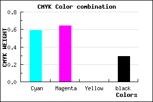 #4B41B5 color CMYK mixer