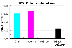 #4B41C1 color CMYK mixer