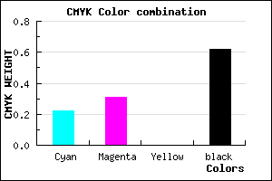 #4B4260 color CMYK mixer