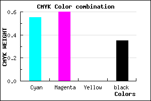 #4B43A7 color CMYK mixer