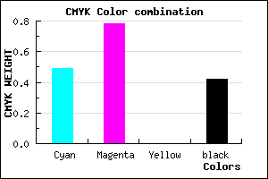 #4C2094 color CMYK mixer
