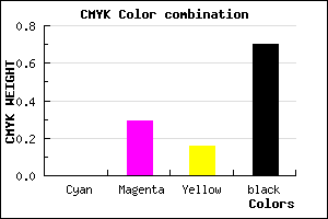 #4C3640 color CMYK mixer