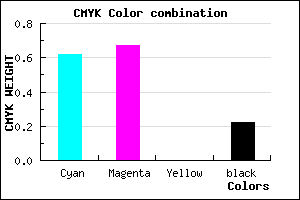 #4C41C6 color CMYK mixer