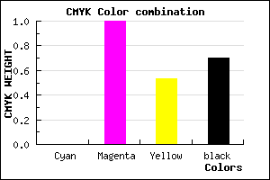 #4D0024 color CMYK mixer