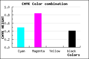 #4D1896 color CMYK mixer