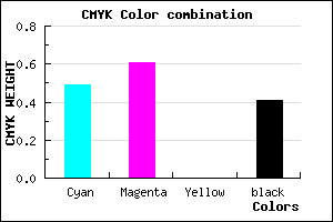 #4D3B97 color CMYK mixer