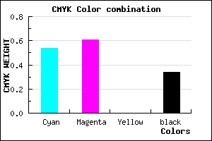 #4D41A8 color CMYK mixer